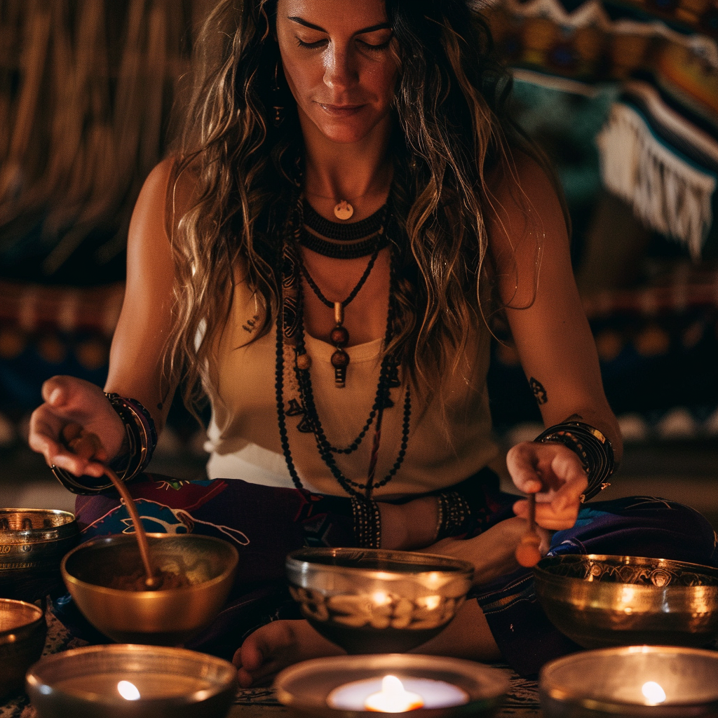 Cacao ceremonie + Sound Bath, Klankschalen, Sound Bath, Cacao Ceremonie